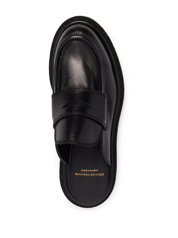 ( Nouvelle Collection ) Officine Creative Mocassins Wisal 015 à Design à Enfiler NERO 6 ( Nouvelle Collection ) Officine Creative Mocassins Wisal 015 à Design à Enfiler NERO – Image 4