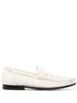 ( Nouvelle Collection ) Officine Creative Vapore Mocassins Libre En Cuir Tressé Homme