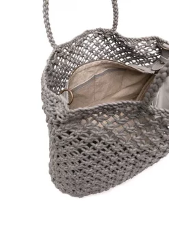 ( Nouvelle Collection ) Officine Creative Sac Cabas Susan 02 En Macramé BLUE FOG -Officine Creative Soldes 17603819 37370973 600