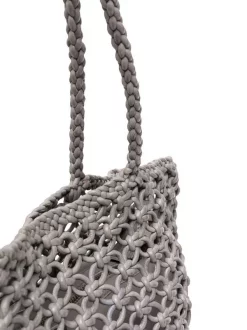 ( Nouvelle Collection ) Officine Creative Sac Cabas Susan 02 En Macramé BLUE FOG -Officine Creative Soldes 17603819 37370975 600