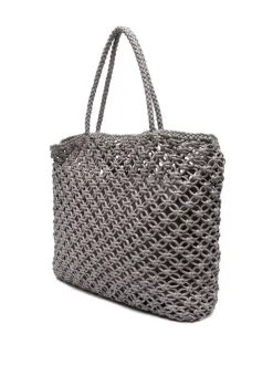 ( Nouvelle Collection ) Officine Creative Sac Cabas Susan 02 En Macramé BLUE FOG -Officine Creative Soldes 17603819 37370980 600