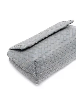 ( Nouvelle Collection ) Officine Creative Pochette à Design Tressé BLUE FOG -Officine Creative Soldes 17603826 37344028 600