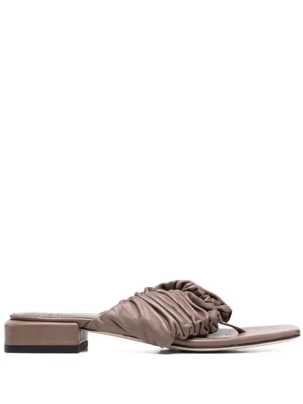 ( Nouvelle Collection ) Officine Creative Sandales à Brides Froncées WALNUT 3 ( Nouvelle Collection ) Officine Creative Sandales à Brides Froncées WALNUT