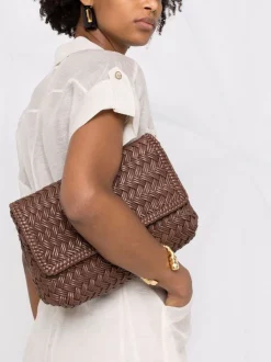 ( Nouvelle Collection ) Officine Creative Sac Porté épaule En Cuir Tressé BRUNO -Officine Creative Soldes 17603901 36960595 600