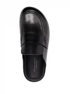 ( Nouvelle Collection ) Officine Creative NERO Mules En Cuir à Effet De Brillance Femme -Officine Creative Soldes 17604248 36957326 600