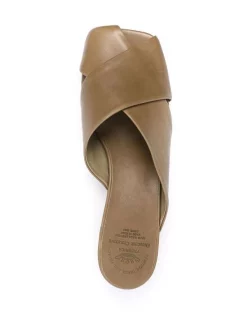 ( Nouvelle Collection ) Officine Creative Sandales En Cuir à Découpes Fir Green -Officine Creative Soldes 17604254 36958216 600