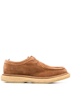 ( Nouvelle Collection ) Officine Creative TERRA Derbies Bullet 006 En Daim Homme