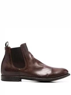 ( Nouvelle Collection ) Officine Creative Bottines Chelsea à Bout Rond Homme