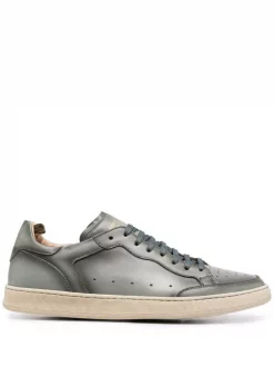 ( Nouvelle Collection ) Officine Creative Baskets Kareem Lux En Cuir PETROLIO