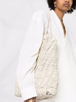 ( Nouvelle Collection ) Officine Creative 9000 BIANCO Sac Cabas Susan 03 En Cuir Femme -Officine Creative Soldes 17604321 37011483 600