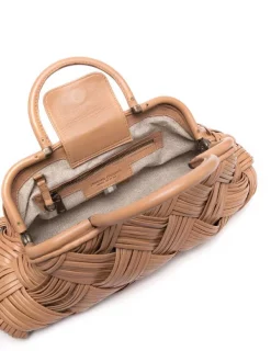 ( Nouvelle Collection ) Officine Creative Sac à Main Helen 21 à Design Tressé GOBI BROWN -Officine Creative Soldes 17604340 37343228 600