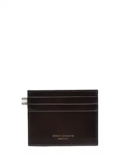 ( Nouvelle Collection ) Officine Creative MORO Porte-cartes Boudin 22 En Cuir Homme