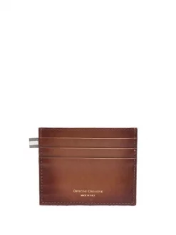 ( Nouvelle Collection ) Officine Creative Porte-cartes Boudin à Logo Embossé Homme