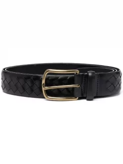 ( Nouvelle Collection ) Officine Creative Ceinture En Cuir Tressé NERO