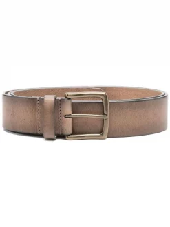 ( Nouvelle Collection ) Officine Creative WALNUT Ceinture En Cuir Grainé Homme