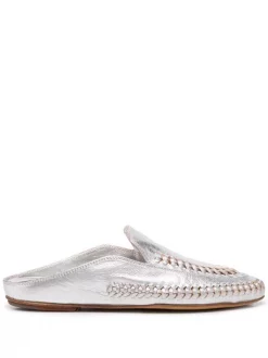 ( Nouvelle Collection ) Officine Creative ARGENTO OPACO Mocassins Bessie 008 à Design à Enfiler Femme