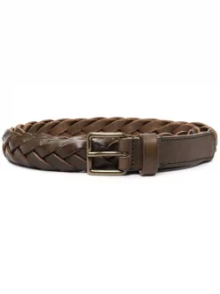 ( Nouvelle Collection ) Officine Creative DEPHTS Ceinture En Cuir Tressé Homme