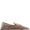 ( Nouvelle Collection ) Officine Creative BROWN Espadrilles Miles En Daim Homme