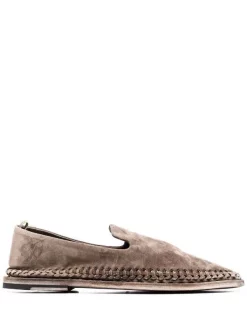 ( Nouvelle Collection ) Officine Creative BROWN Espadrilles Miles En Daim Homme