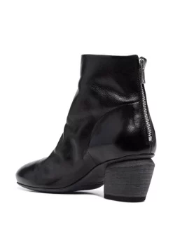 ( Nouvelle Collection ) Officine Creative NERO Bottines Bonnie 001 En Cuir Femme -Officine Creative Soldes 17605220 36995635 600