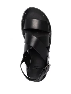 ( Nouvelle Collection ) Officine Creative NERO Sandales En Cuir à Brides Homme -Officine Creative Soldes 17605235 37317188 600