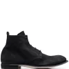 ( Nouvelle Collection ) Officine Creative NERO Bottes Durga 002 à Lacets Homme