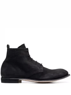 ( Nouvelle Collection ) Officine Creative NERO Bottes Durga 002 à Lacets Homme