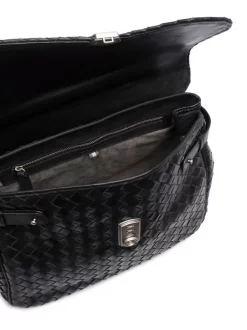 ( Nouvelle Collection ) Officine Creative 1000 Nero Sac Cabas En Cuir Tressé Homme -Officine Creative Soldes 17605301 37048521 600