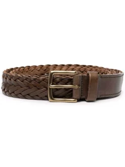 ( Nouvelle Collection ) Officine Creative Ceinture En Cuir Tressé Homme