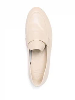 ( Nouvelle Collection ) Officine Creative WHITE IVORY Mocassins Bessie En Cuir Femme -Officine Creative Soldes 17605330 38692820 600