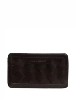 ( Nouvelle Collection ) Officine Creative COFFEE Porte-cartes Berge' 103 En Cuir Tressé Homme