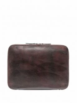 ( Nouvelle Collection ) Officine Creative Pochette D'ordinateur Rare En Cuir Homme