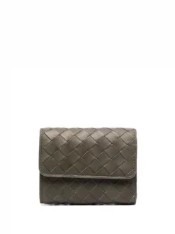 ( Nouvelle Collection ) Officine Creative Portefeuille En Cuir Tressé Femme