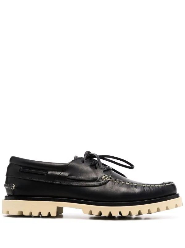 ( Nouvelle Collection ) Officine Creative NERO Mocassins En Cuir à Lacets Homme 3 ( Nouvelle Collection ) Officine Creative NERO Mocassins En Cuir à Lacets Homme