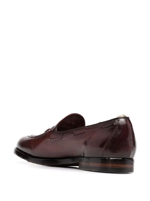 ( Nouvelle Collection ) Officine Creative Bordeaux Mocassins En Cuir à Glands Homme 5 ( Nouvelle Collection ) Officine Creative Bordeaux Mocassins En Cuir à Glands Homme – Image 3