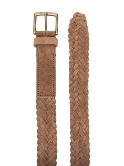 ( Nouvelle Collection ) Officine Creative SIGARO D216 Ceinture En Daim à Design Tressé Homme -Officine Creative Soldes 18065930 39111146 600