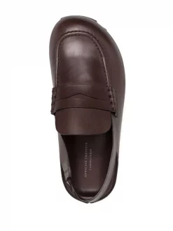 ( Nouvelle Collection ) Officine Creative BROWN Mocassins En Cuir à Bride Arrière Femme -Officine Creative Soldes 18068734 38267976 600