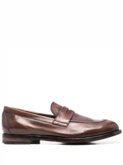 ( Nouvelle Collection ) Officine Creative Mocassins En Cuir à Entaille Penny TOSCANO H203