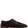 ( Nouvelle Collection ) Officine Creative BROWN Chaussures En Daim à Lacets Homme