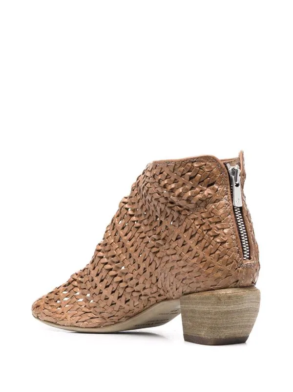 ( Nouvelle Collection ) Officine Creative L230 Bottines Zippées à Design Tressé Femme 5 ( Nouvelle Collection ) Officine Creative L230 Bottines Zippées à Design Tressé Femme – Image 3