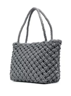 ( Nouvelle Collection ) Officine Creative Sac Cabas Susan En Cuir Tressé BLUE FOG -Officine Creative Soldes 18255157 39132399 600