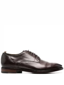 ( Nouvelle Collection ) Officine Creative Chaussures Oxford En Cuir à Bout En Amande Brown