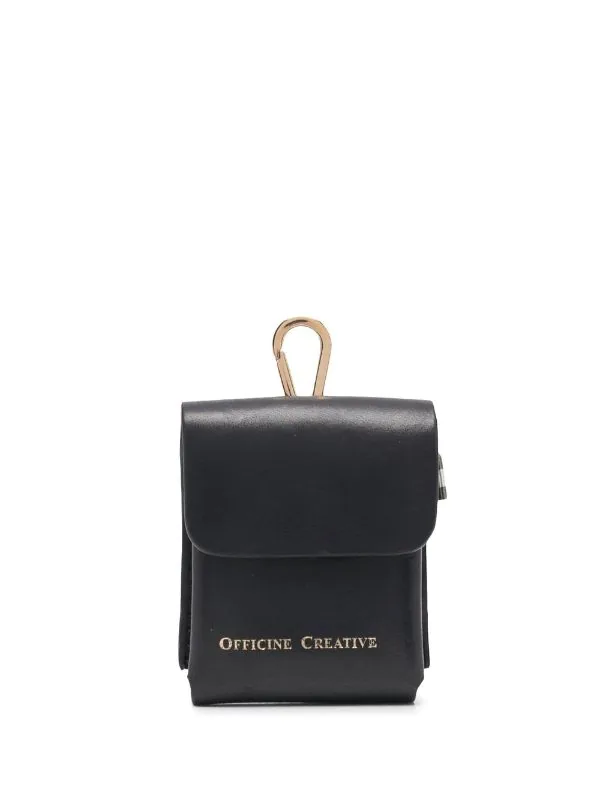 ( Nouvelle Collection ) Officine Creative NERO étui D'AirPods En Cuir à Logo Gravé Femme 3 ( Nouvelle Collection ) Officine Creative NERO étui D'AirPods En Cuir à Logo Gravé Femme