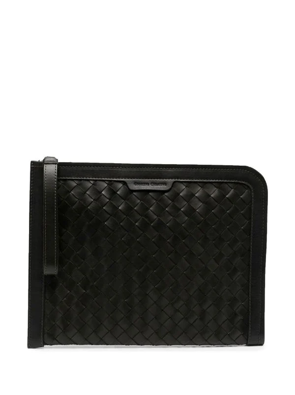 ( Nouvelle Collection ) Officine Creative Pochette Armour à Design Tressé DEPHTS 3 ( Nouvelle Collection ) Officine Creative Pochette Armour à Design Tressé DEPHTS