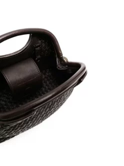 ( Nouvelle Collection ) Officine Creative Pochette à Design Tressé 2040 TESTA DI MORO -Officine Creative Soldes 18402997 39727500 600