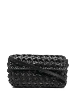 ( Nouvelle Collection ) Officine Creative Pochette OC Class 45 à Design Tressé 1000 BLACK