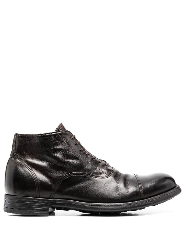 Officine Creative Bottes En Cuir à Lacets EBANO 3 Officine Creative Bottes En Cuir à Lacets EBANO