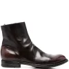 Officine Creative Bottes En Cuir à Fermeture Zippée Homme